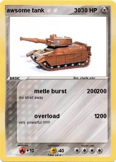 Pokemon awsome tank                   30