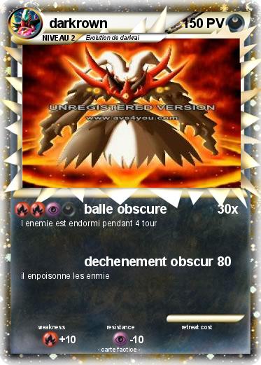 Pokemon darkrown