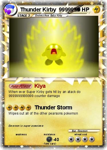 Pokemon Thunder Kirby  9999999