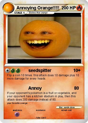 Pokemon Annoying Orange!!!!!
