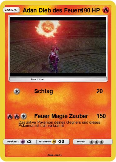 Pokemon Adan Dieb des Feuers