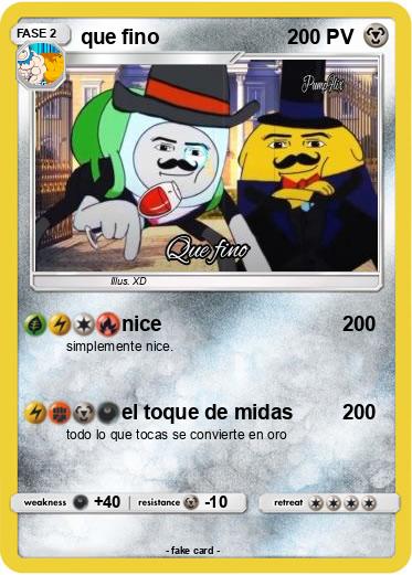 Pokemon que fino