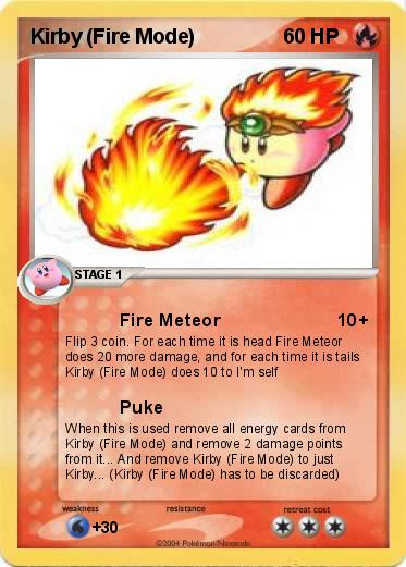 Pokemon Kirby (Fire Mode)