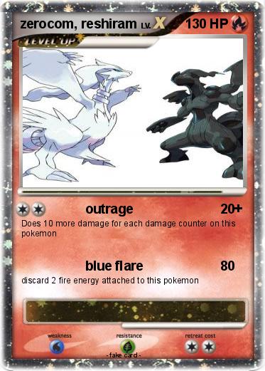 Pokemon zerocom, reshiram