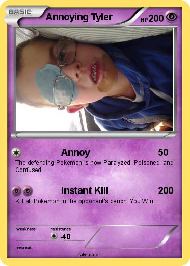 Pokemon Annoying Tyler
