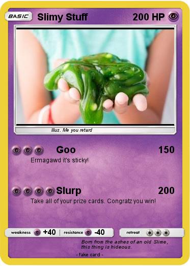 Pokemon Slimy Stuff