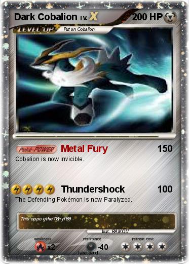 Pokemon Dark Cobalion