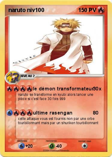 Pokemon naruto niv100