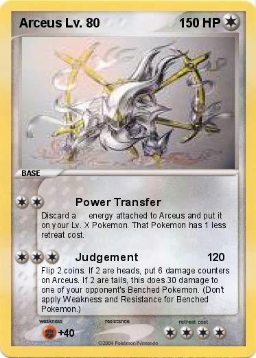 Pokemon Arceus Lv. 80