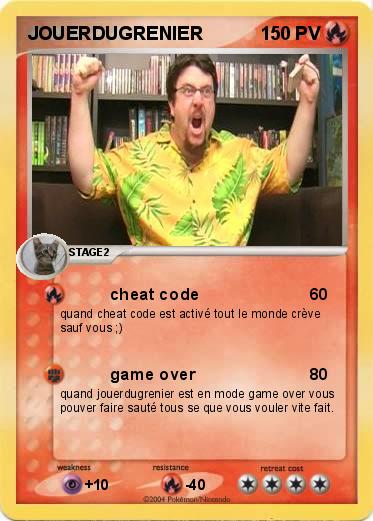 Pokemon JOUERDUGRENIER