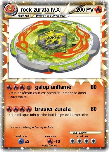 Pokemon rock zurafa lv.X
