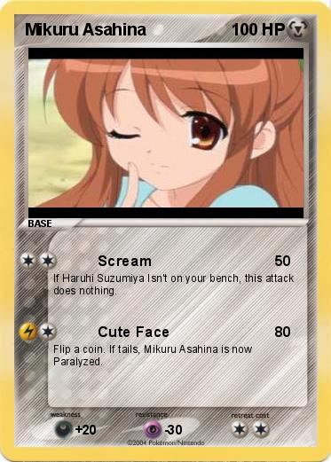 Pokemon Mikuru Asahina