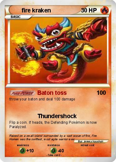 Pokemon fire kraken
