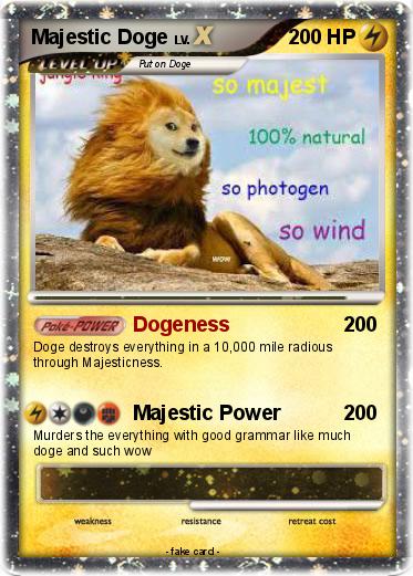 Pokemon Majestic Doge