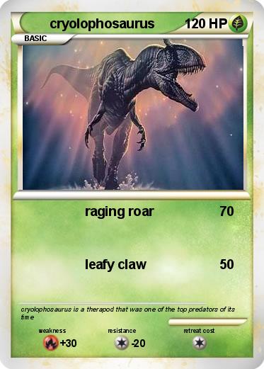 Pokemon cryolophosaurus