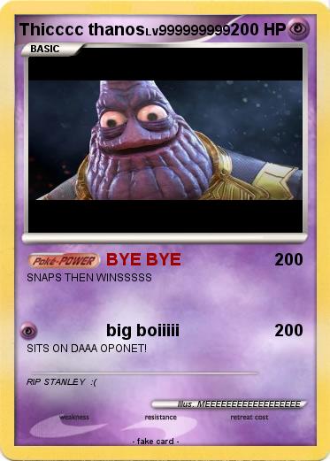 Pokemon Thicccc thanos