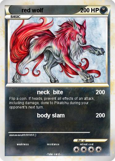 Pokemon red wolf