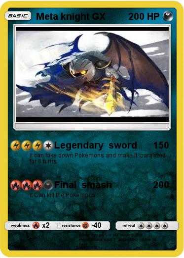 Pokemon Meta knight GX