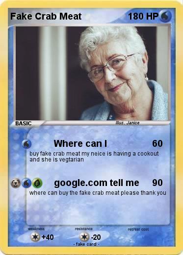 Pokemon Fake Crab Meat