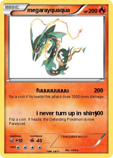 Pokemon megarayquaqua