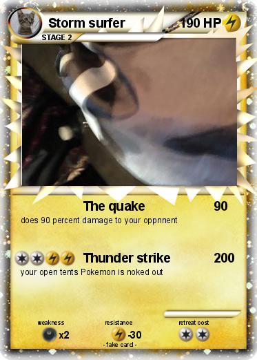 Pokemon Storm surfer