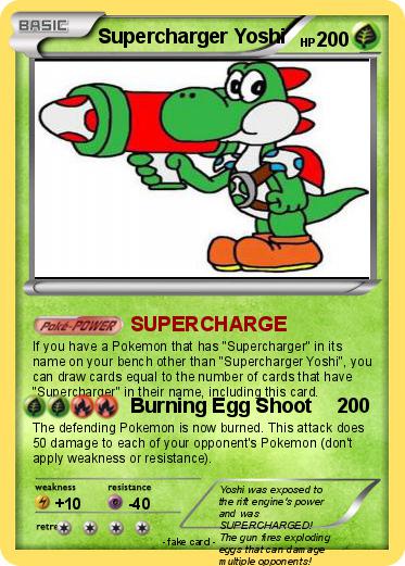 Pokemon Supercharger Yoshi