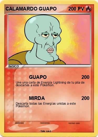 Pokemon CALAMARDO GUAPO