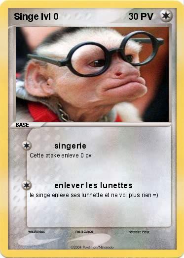 Pokemon Singe lvl 0