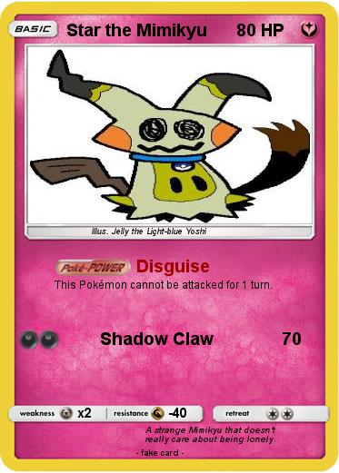 Pokemon Star the Mimikyu