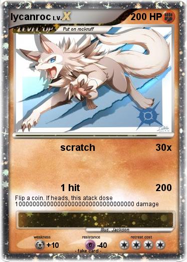 Pokemon lycanroc