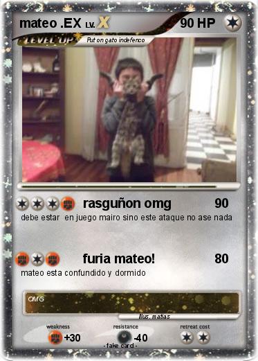 Pokemon mateo .EX