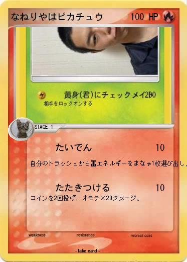 Pokemon なねりやはピカチュウ