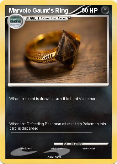 Pokemon Marvolo Gaunt's Ring