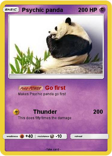 Pokemon Psychic panda