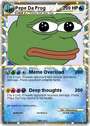 Pokemon Pepe Da Frog