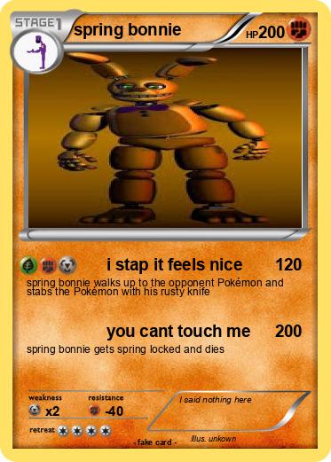 Pokemon spring bonnie