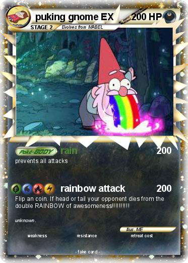 Pokemon puking gnome EX