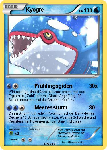 Pokemon Kyogre