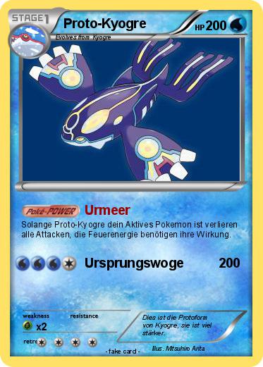 Pokemon Proto-Kyogre