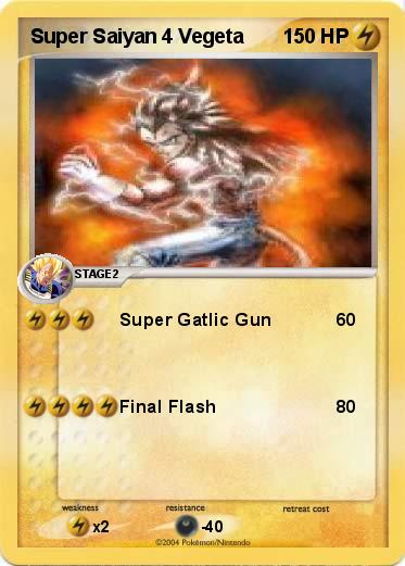 Pokemon Super Saiyan 4 Vegeta