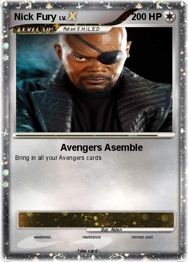 Pokemon Nick Fury