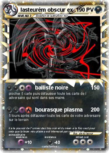 Pokemon lasteurèm obscur ex