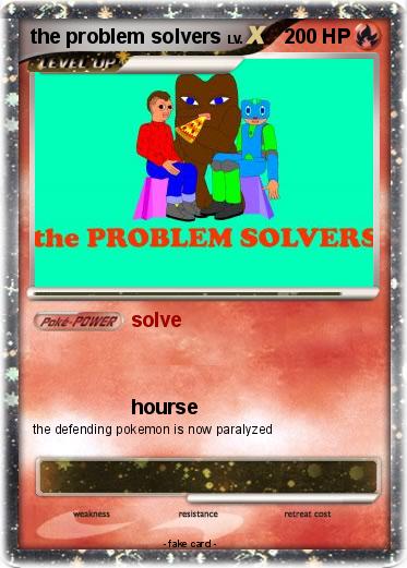 Pokemon the problem solvers