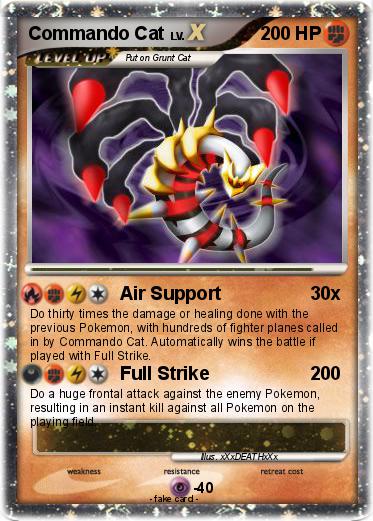 Pokemon Commando Cat