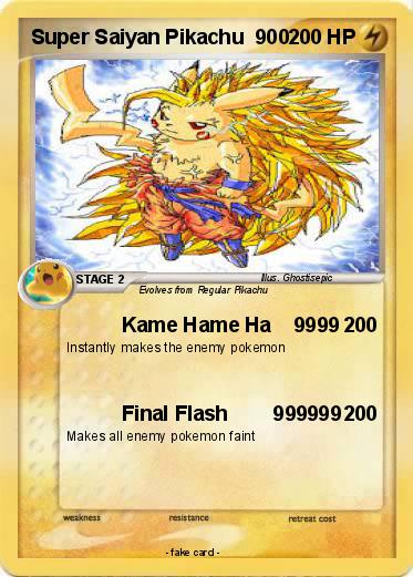 Pokemon Super Saiyan Pikachu  900