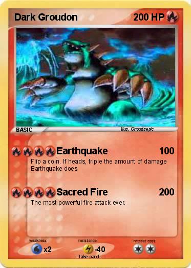 Pokemon Dark Groudon