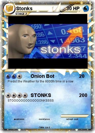 Pokemon Stonks