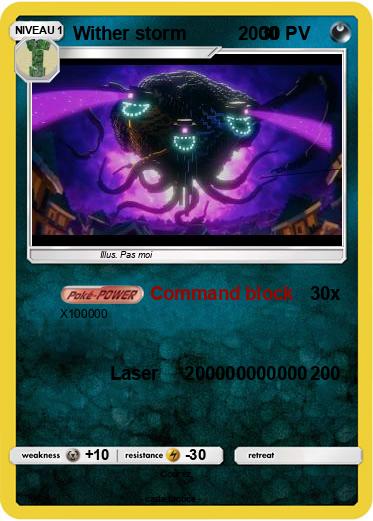 Pokemon Wither storm          2000