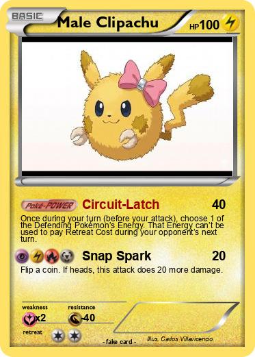 Pokemon Male Clipachu