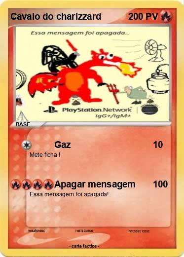 Pokemon Cavalo do charizzard